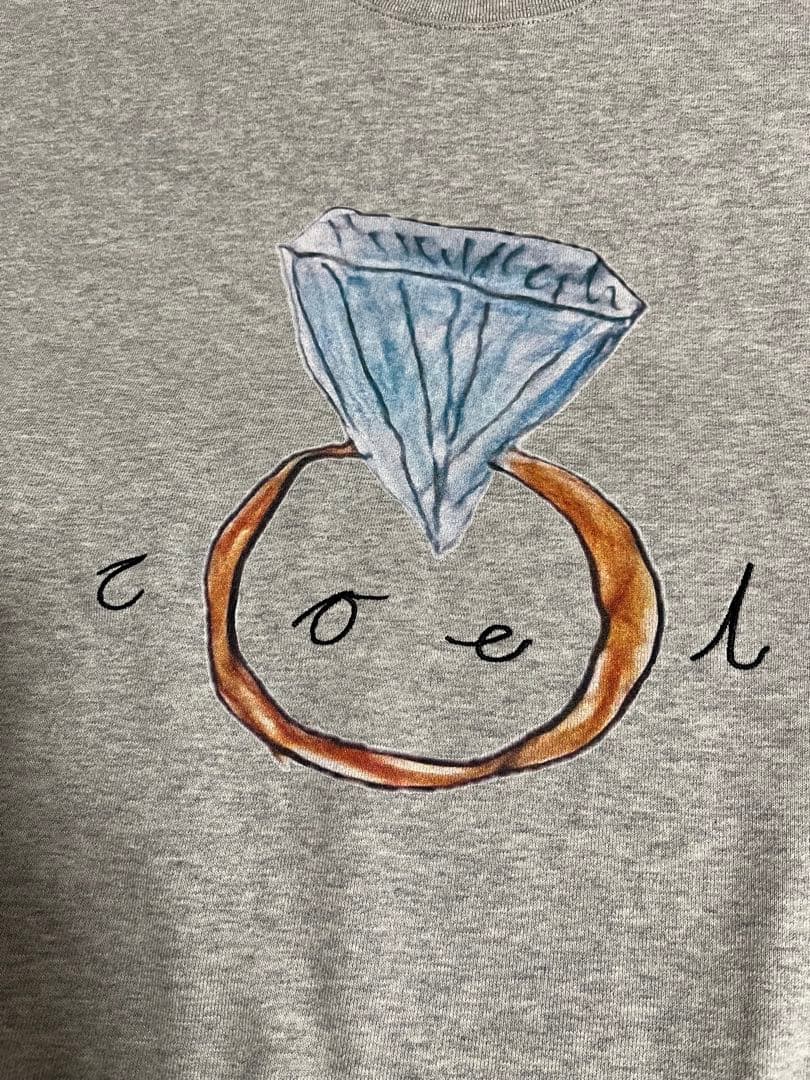 【美品試着のみ】COEL ダイヤプリントスウェット グレー ヨンア