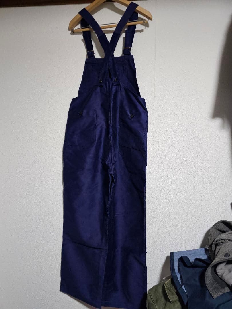 30s 40s モンサンミッシェル　モールスキン　オーバーオール　サロペット