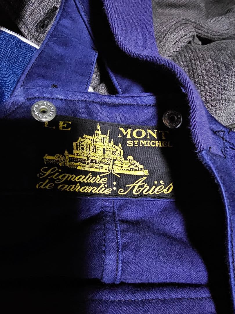 30s 40s モンサンミッシェル　モールスキン　オーバーオール　サロペット