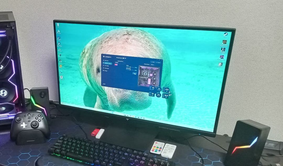 KTC 27インチ IPS モニター 2560×1440 100Hz HDR10