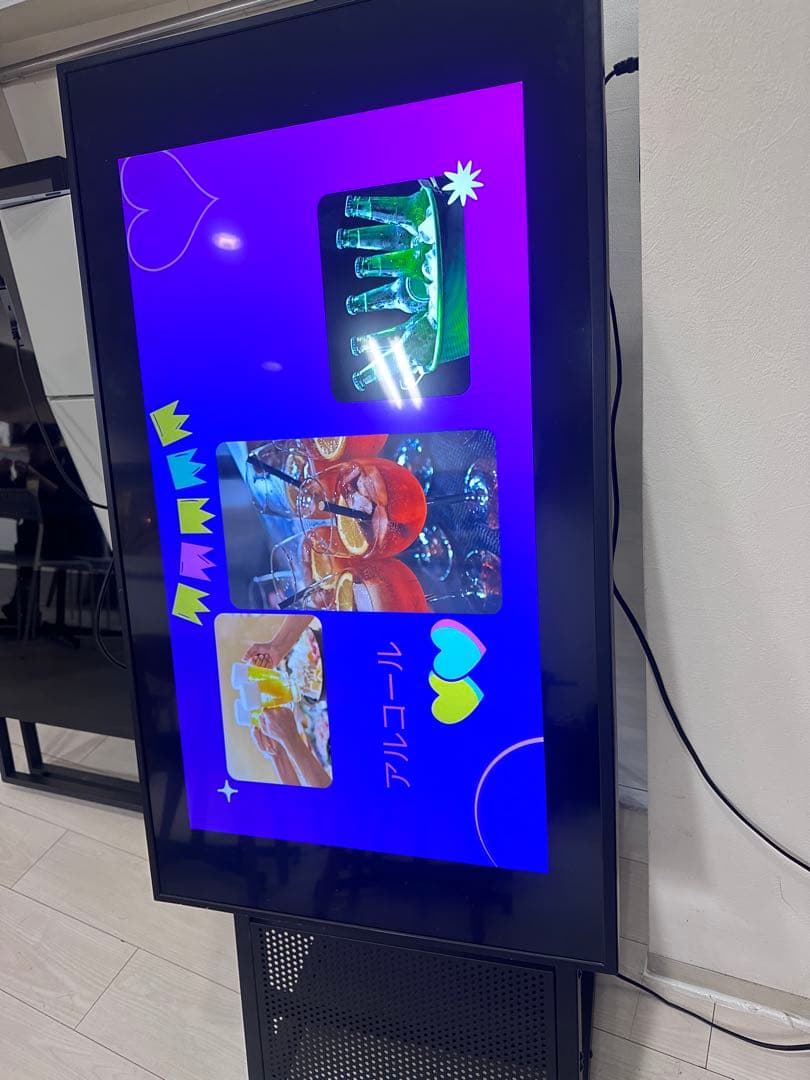 シャープ 43インチ-スタンドセット HW431業務用 電子看板 ディスプレイ