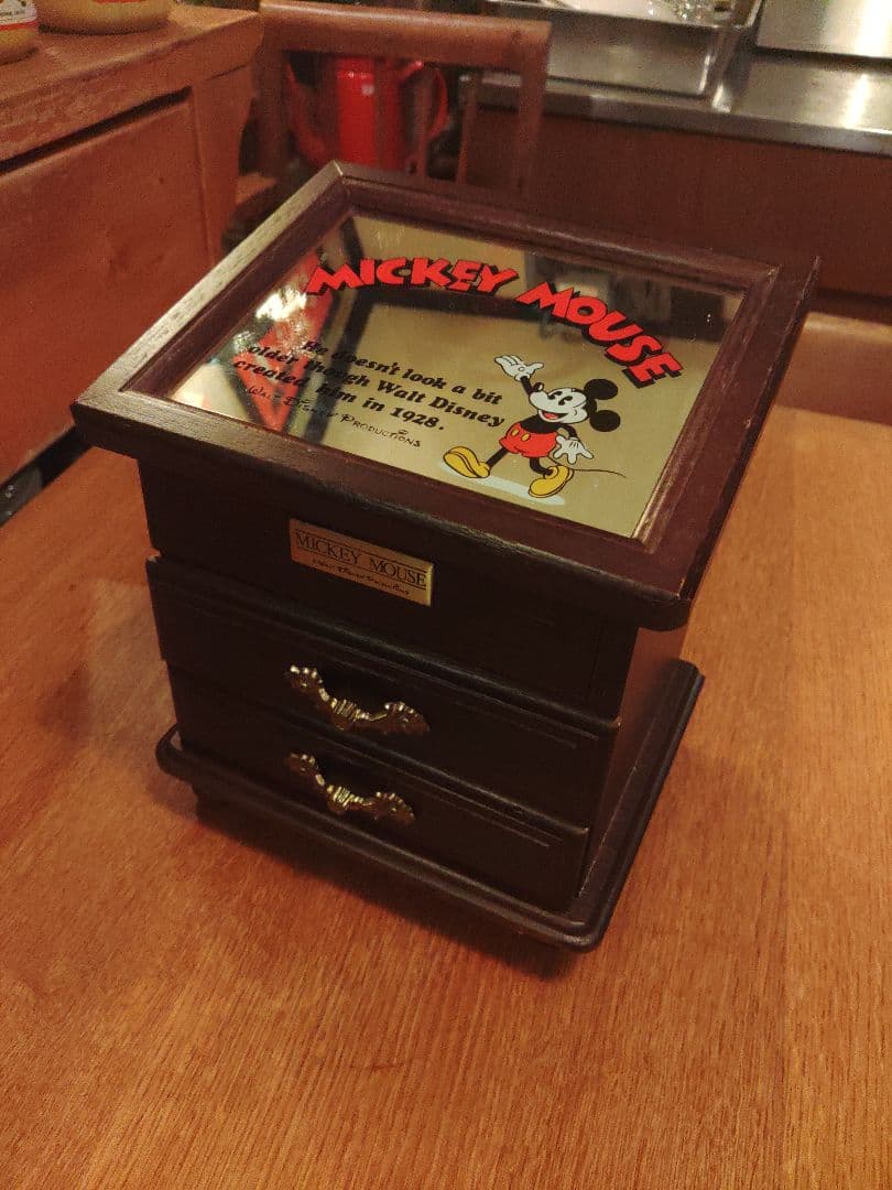 激レア　ミッキーマウス オルゴール ヴィンテージ　レトロ　アンティーク　美品