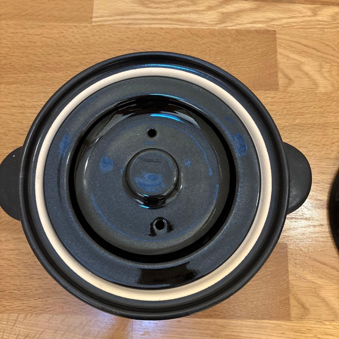 美品　長谷園　かまどさん　土鍋　3合