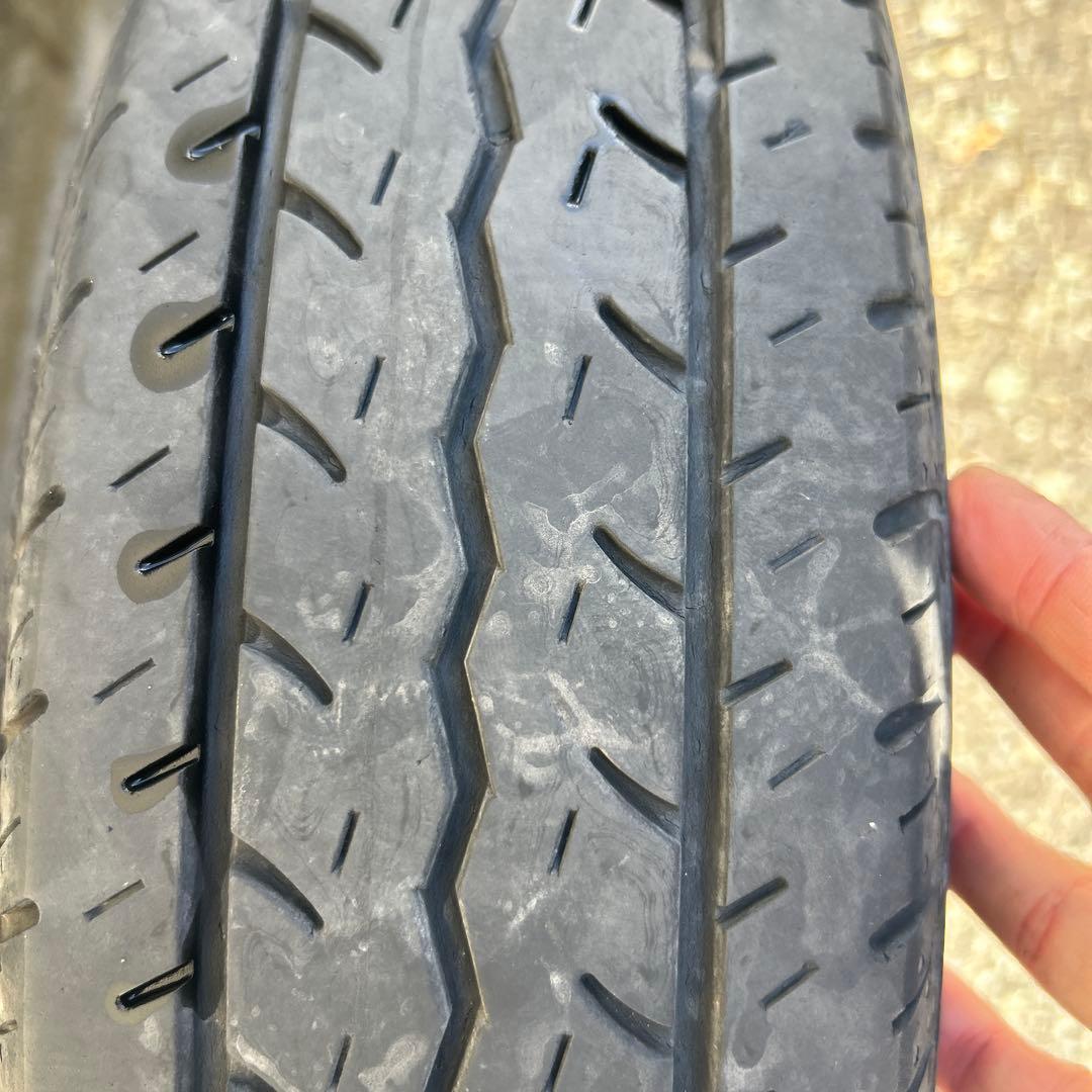 145/80R12アルミホイールとノーマルタイヤ４本セット送料込