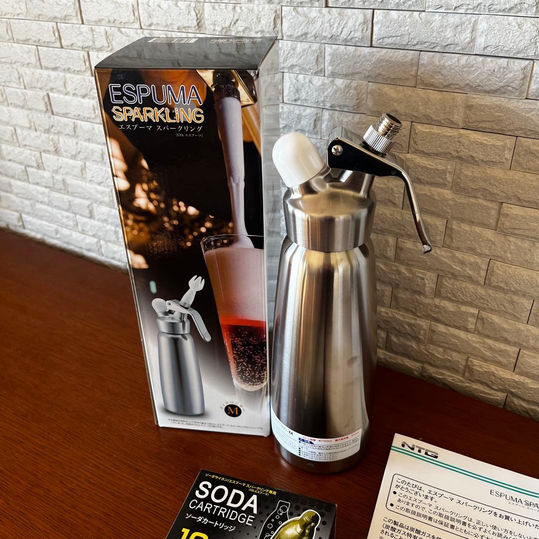 日本炭酸瓦斯 エスプーマ スパークリング M ステンレス CO2