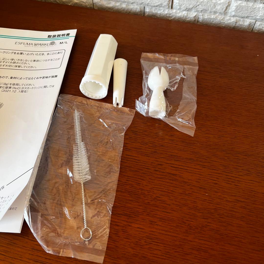 日本炭酸瓦斯 エスプーマ スパークリング M ステンレス CO2