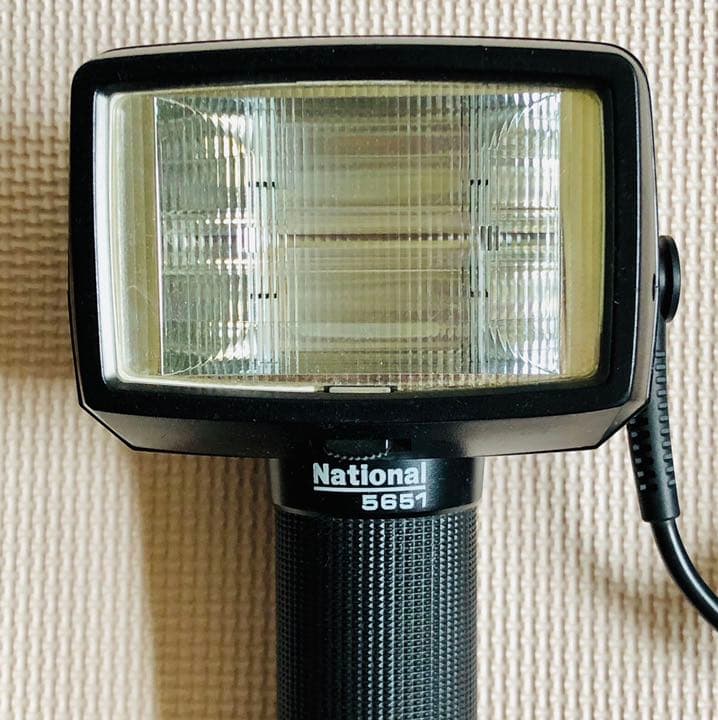 【ナショナル】ストロボ(5651)＋積層電源＋アダプター