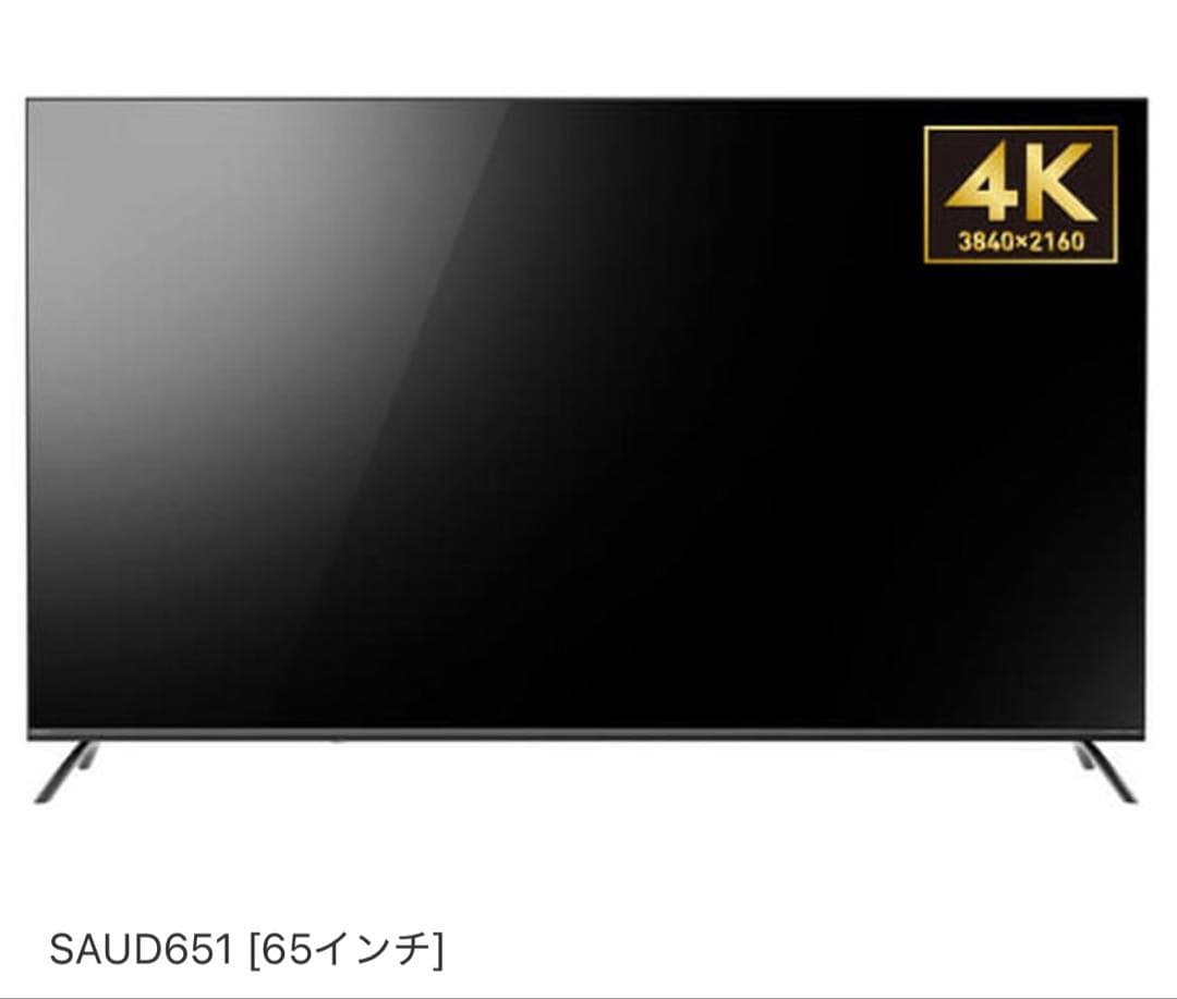 ORION 65V型 4K Google TV SAUD651