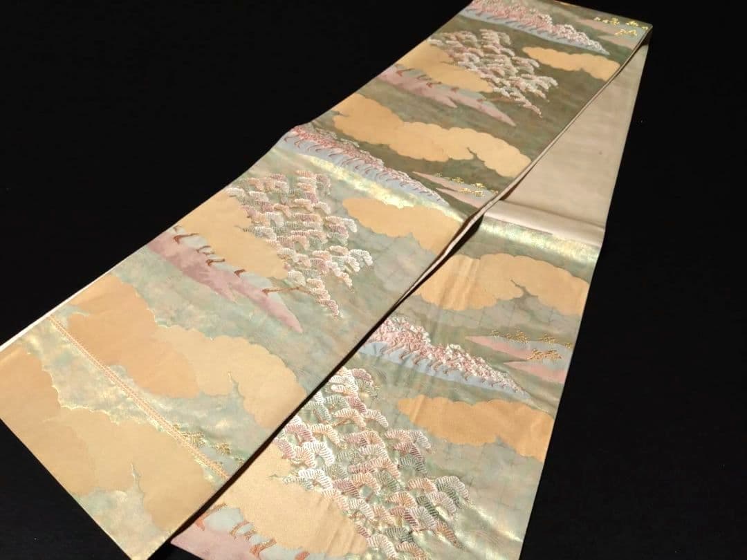 B176★刺繍等高級袋帯12本まとめ売り★着用/着物/付下げ訪問着等/リメイク★