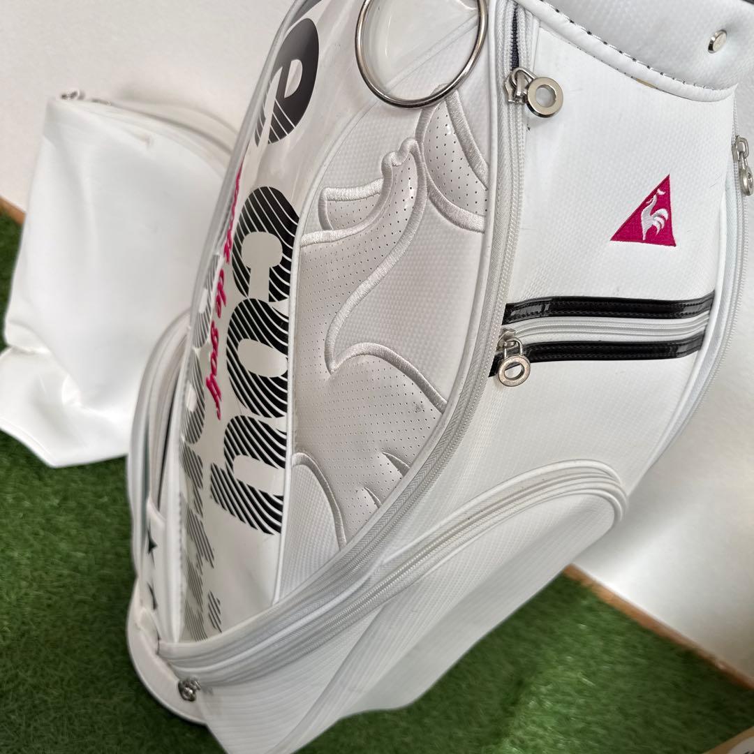 le coq sportif キャディバッグ ホワイト