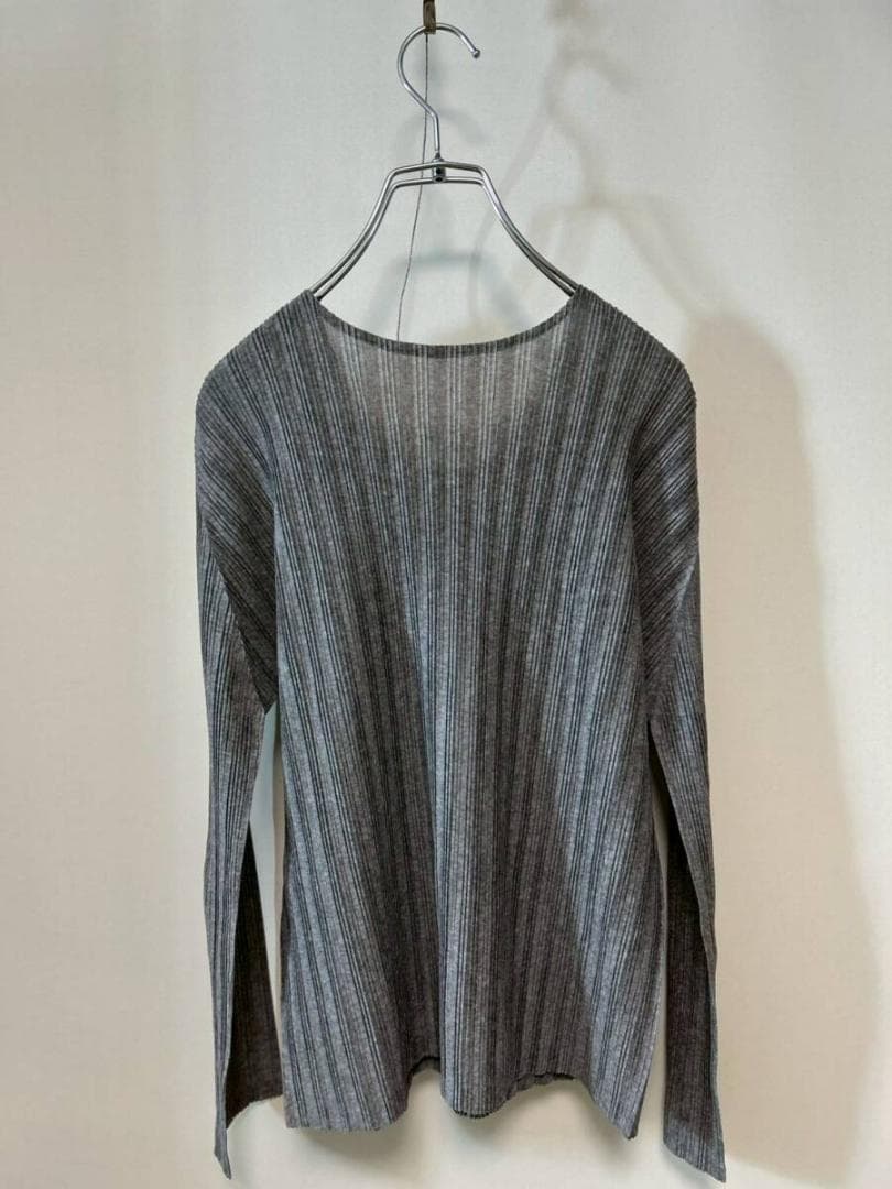 ISSEY MIYAKE グレー 長袖シャツ M