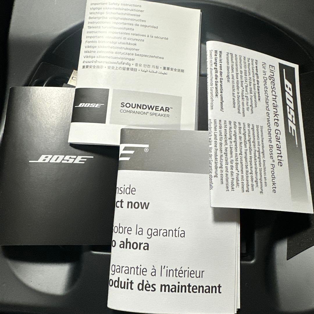 Bose SoundWear ウェアラブルネックスピーカー