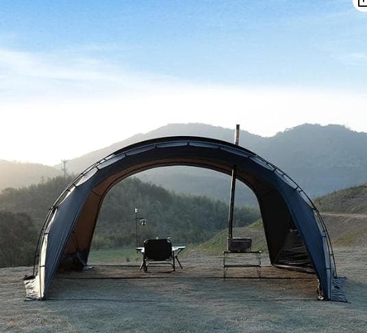 ⑥【訳ありUSED】大型シェルターテント 幅465CM高220CM