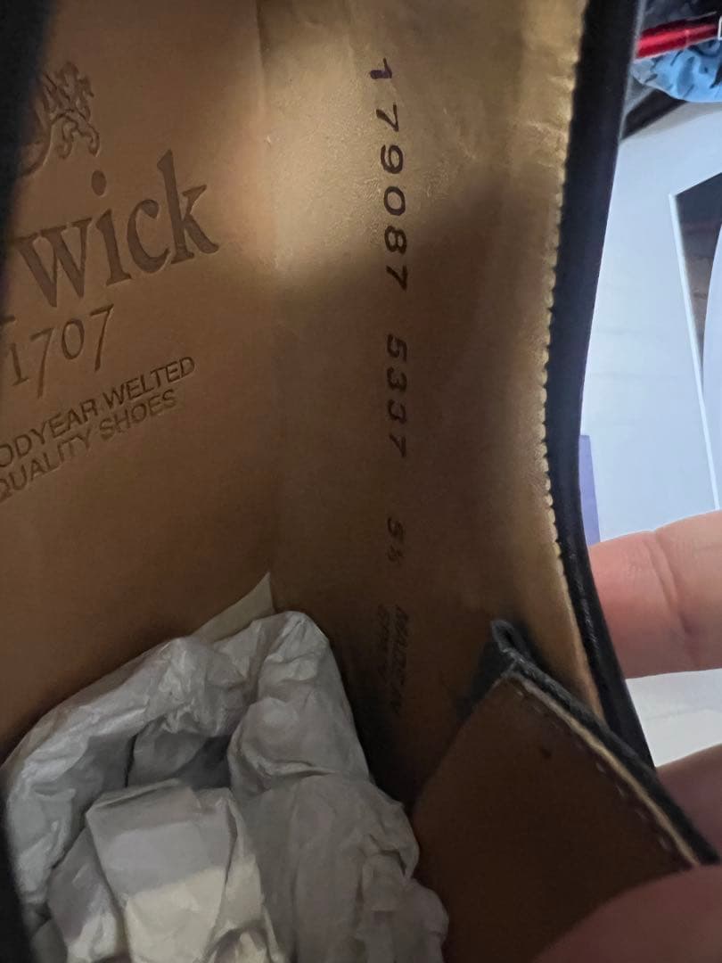 Berwick 5337BCVL ブラック モカシン UK5.5