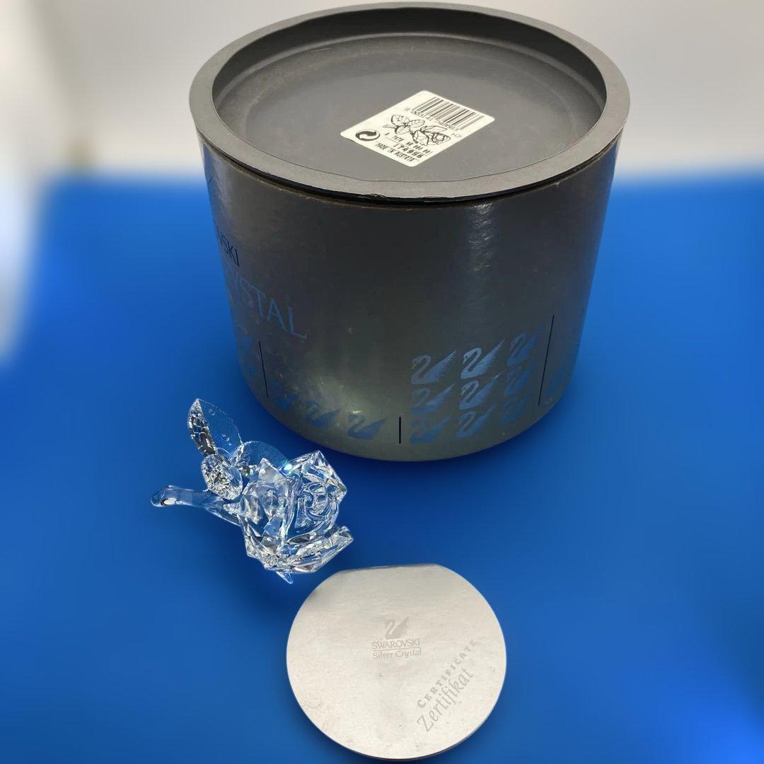 SWAROVSKI スワロフスキー　クリスタルローズ 証明書付き　薔薇(384)