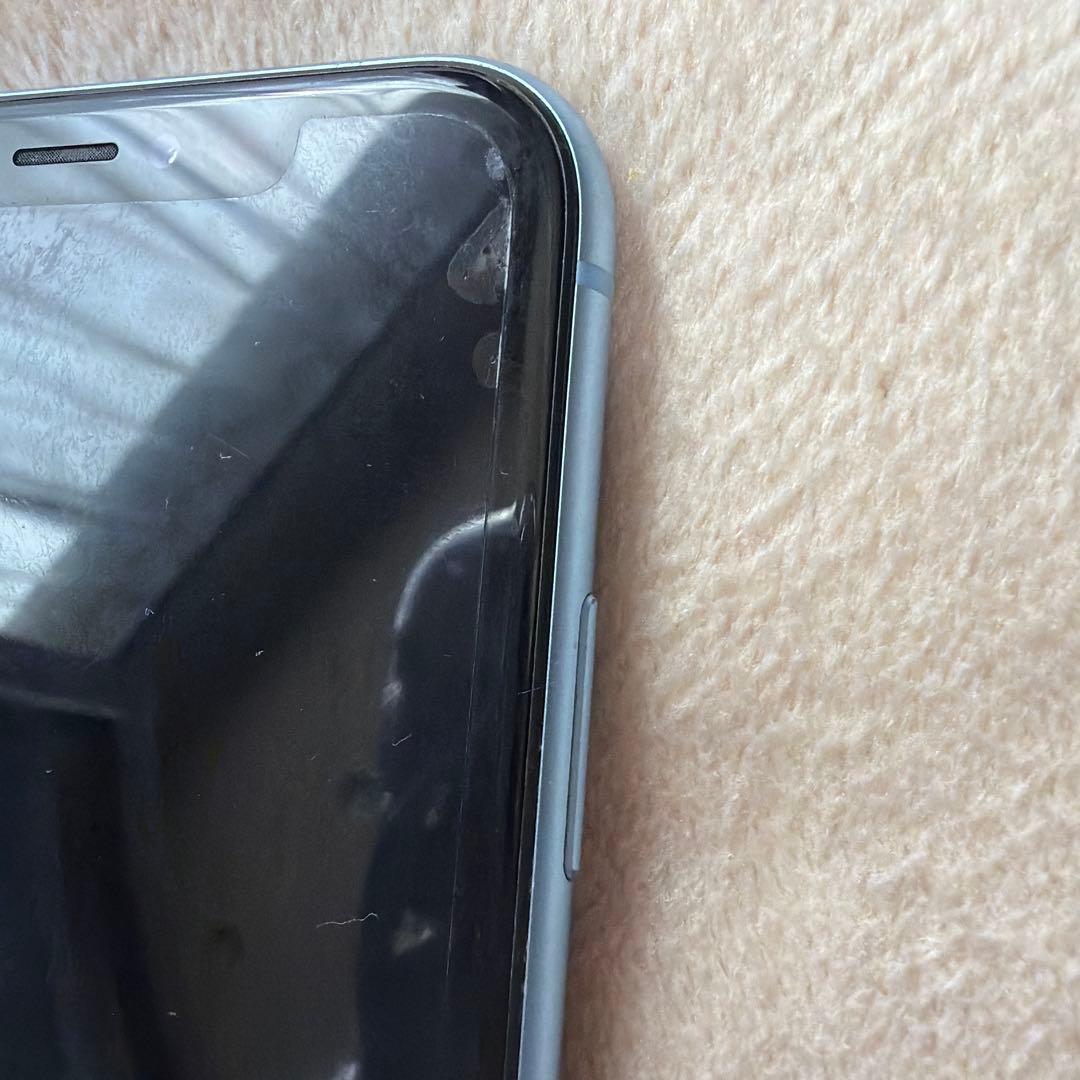 Apple iPhone XR 青 SIMロックあり 64GB 本体のみ スマホ