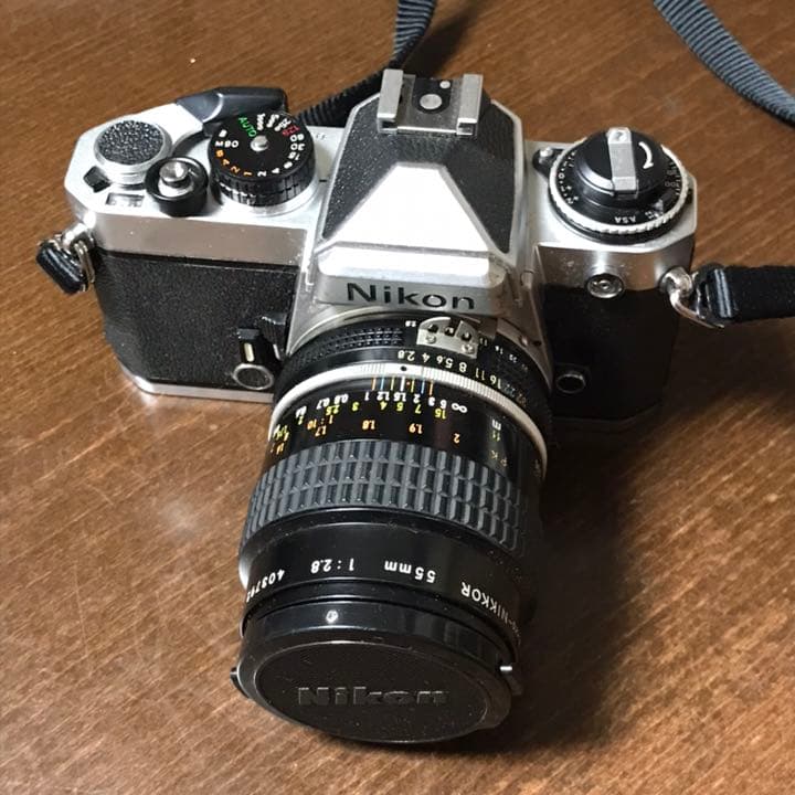 Nikon FE フィルム 一眼レフカメラ　55㎜と35～105㎜レンズなど一式