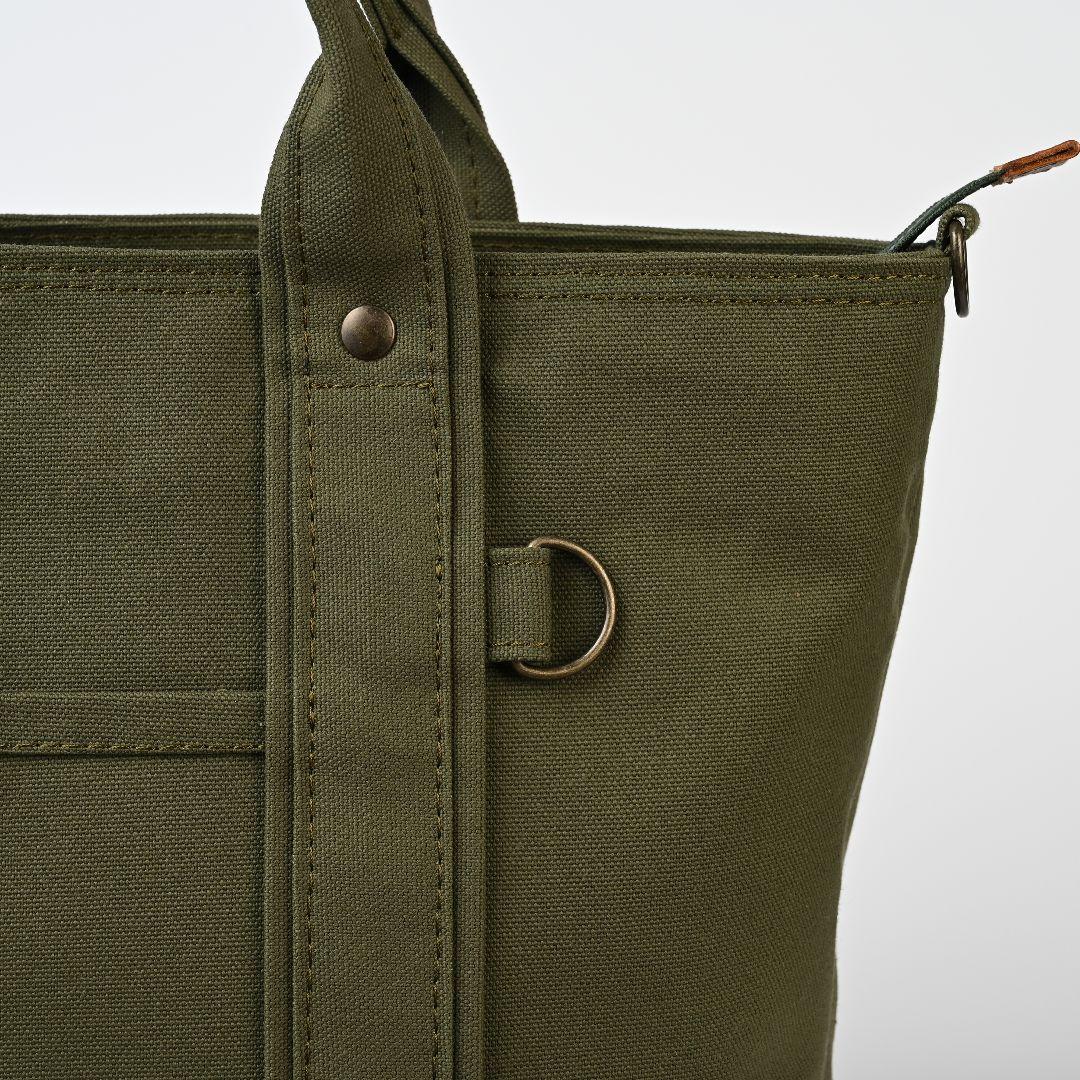 ハンドメイド 8号/11号×旧倉敷帆布×8番糸 スタンダードトート特大 付属品有