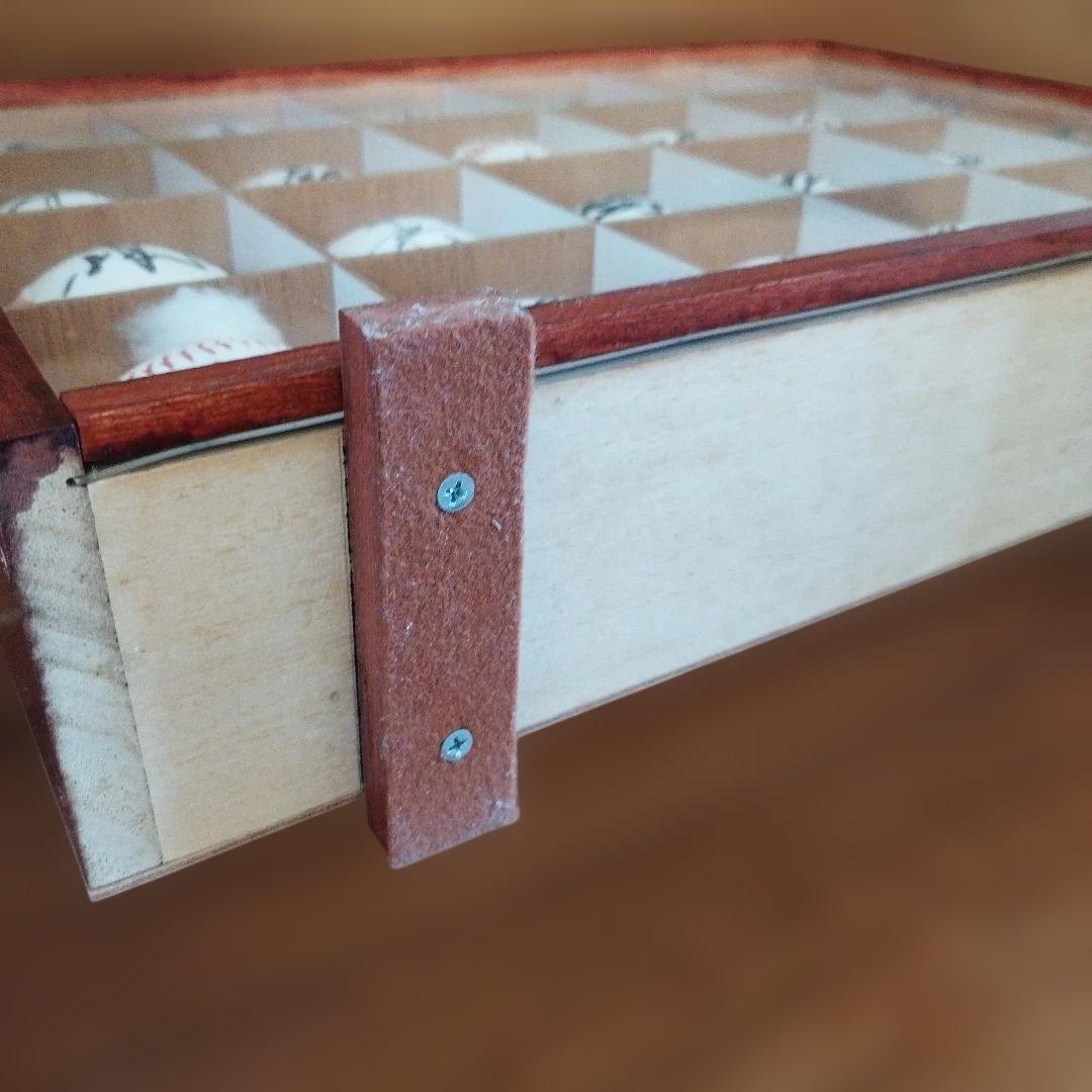 NPB選手サインボール24個セット+自家製アクリルボールケース