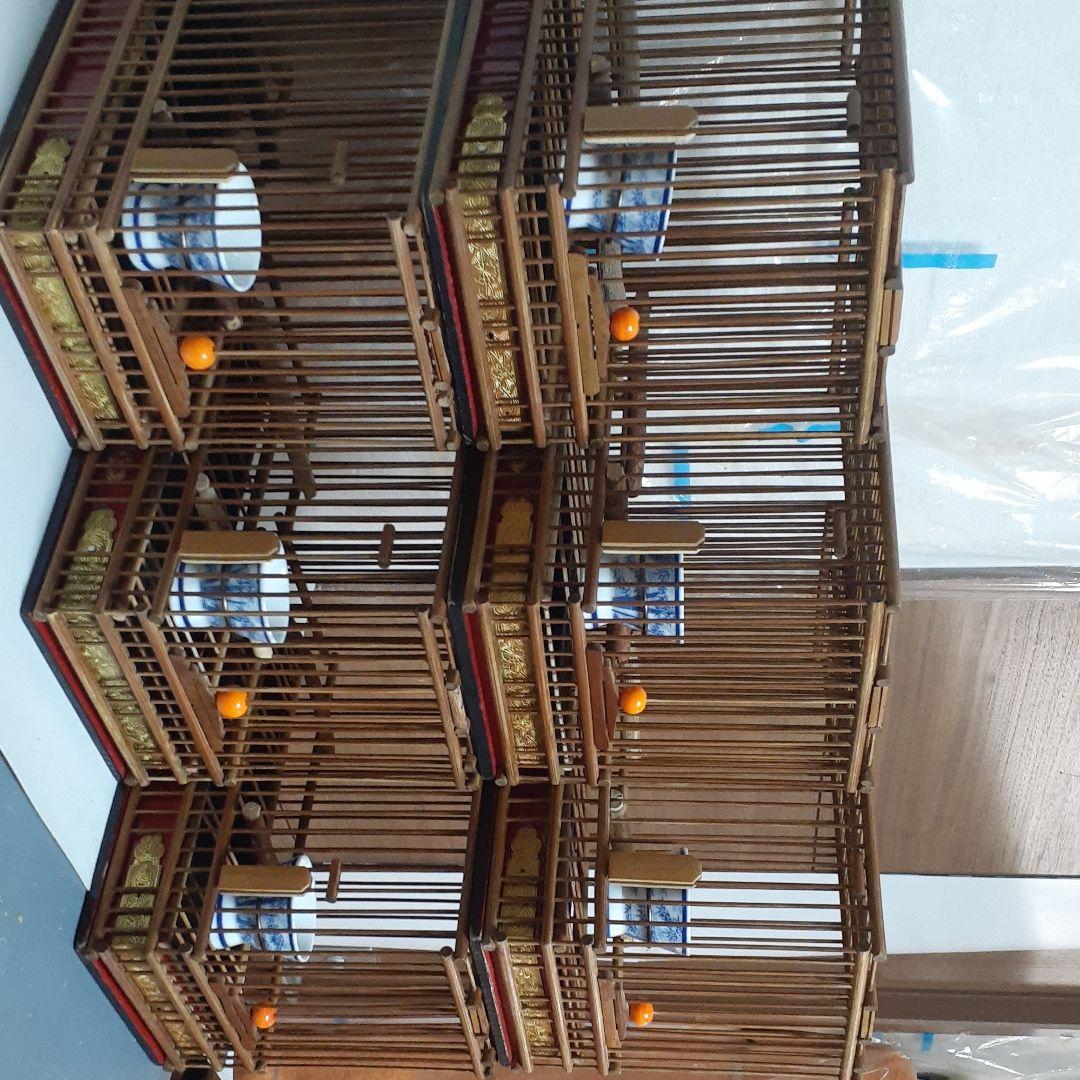 日光籠６個　６羽用寝箱