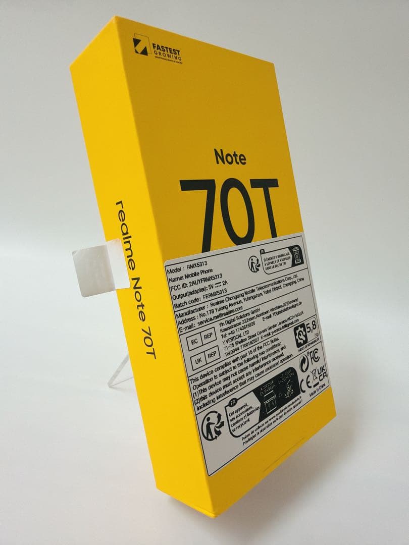 【新品同様】Realme Note 70T Ram 4GB SSD 64GB