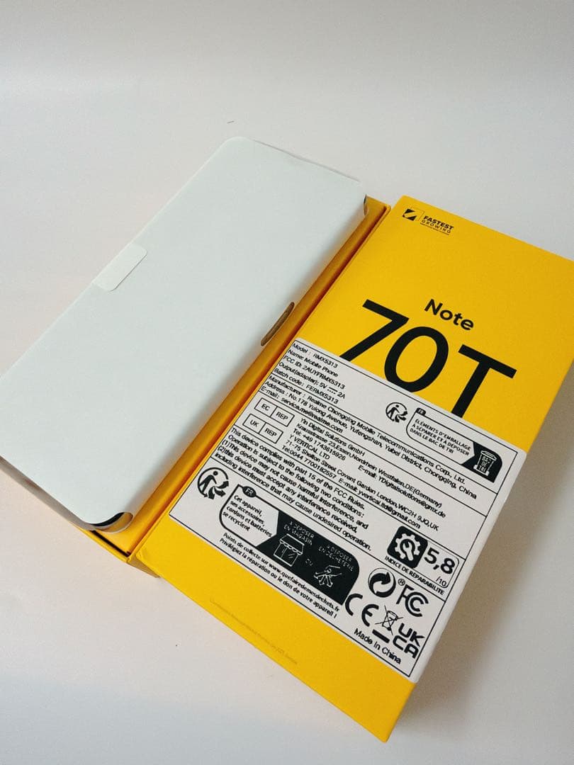 【新品同様】Realme Note 70T Ram 4GB SSD 64GB