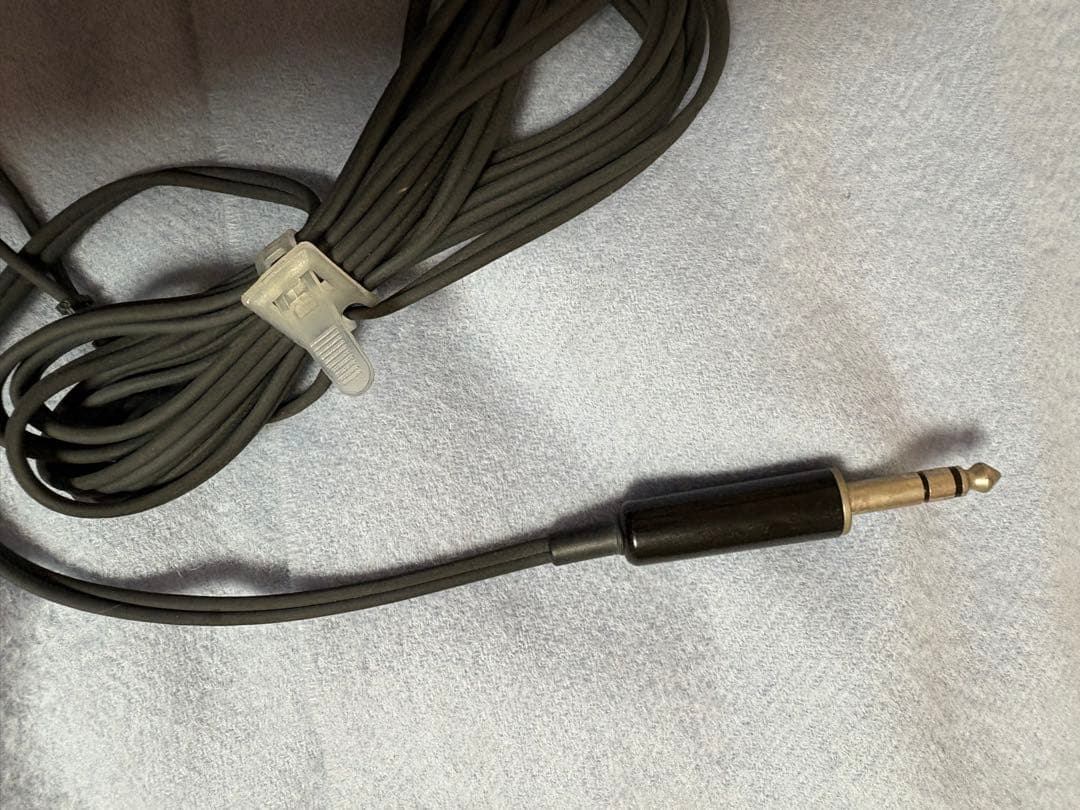 希少　 70年代？ 標準プラグ 高級レトロヘッドホン 青ハウジング