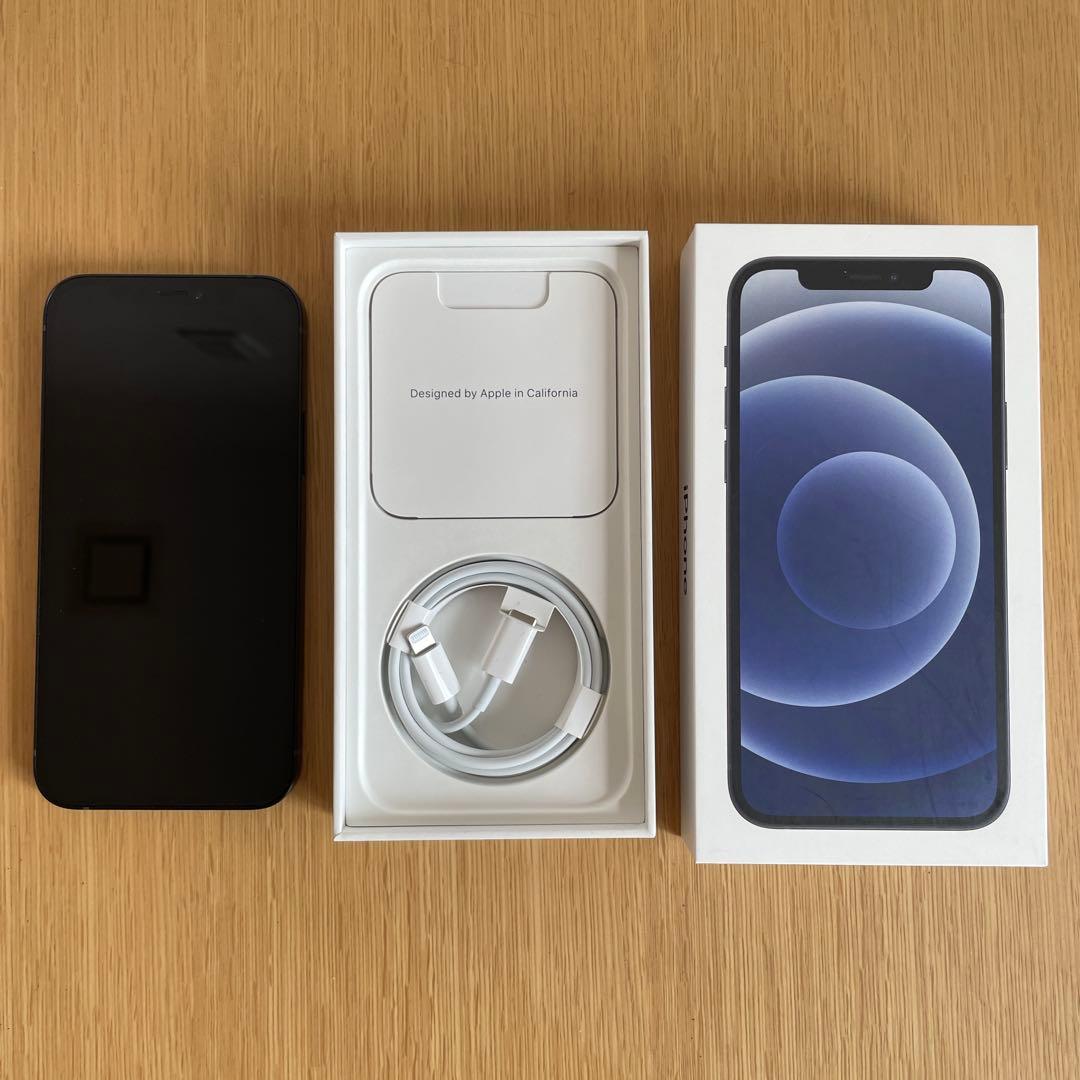 Apple　iPhone 12　Black　128GB　動作確認のみの使用