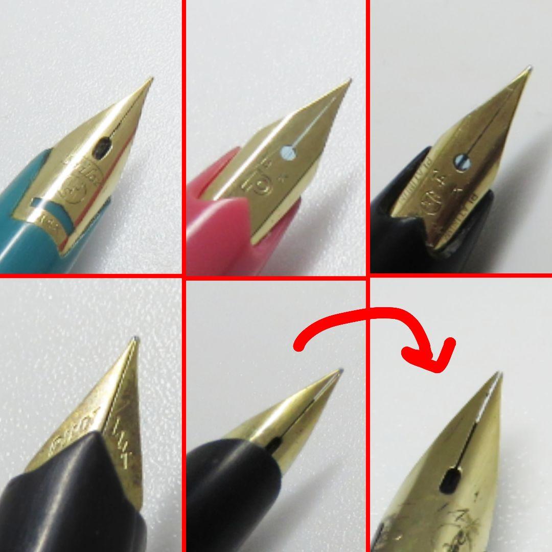 14k 万年筆 5本セット