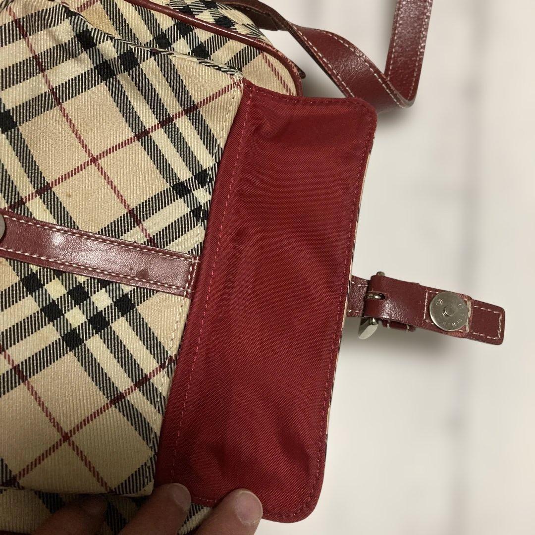 チェック柄ショルダーバッグBurberry