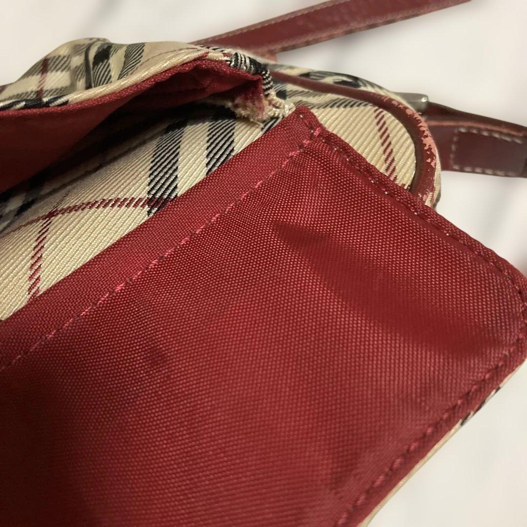 チェック柄ショルダーバッグBurberry