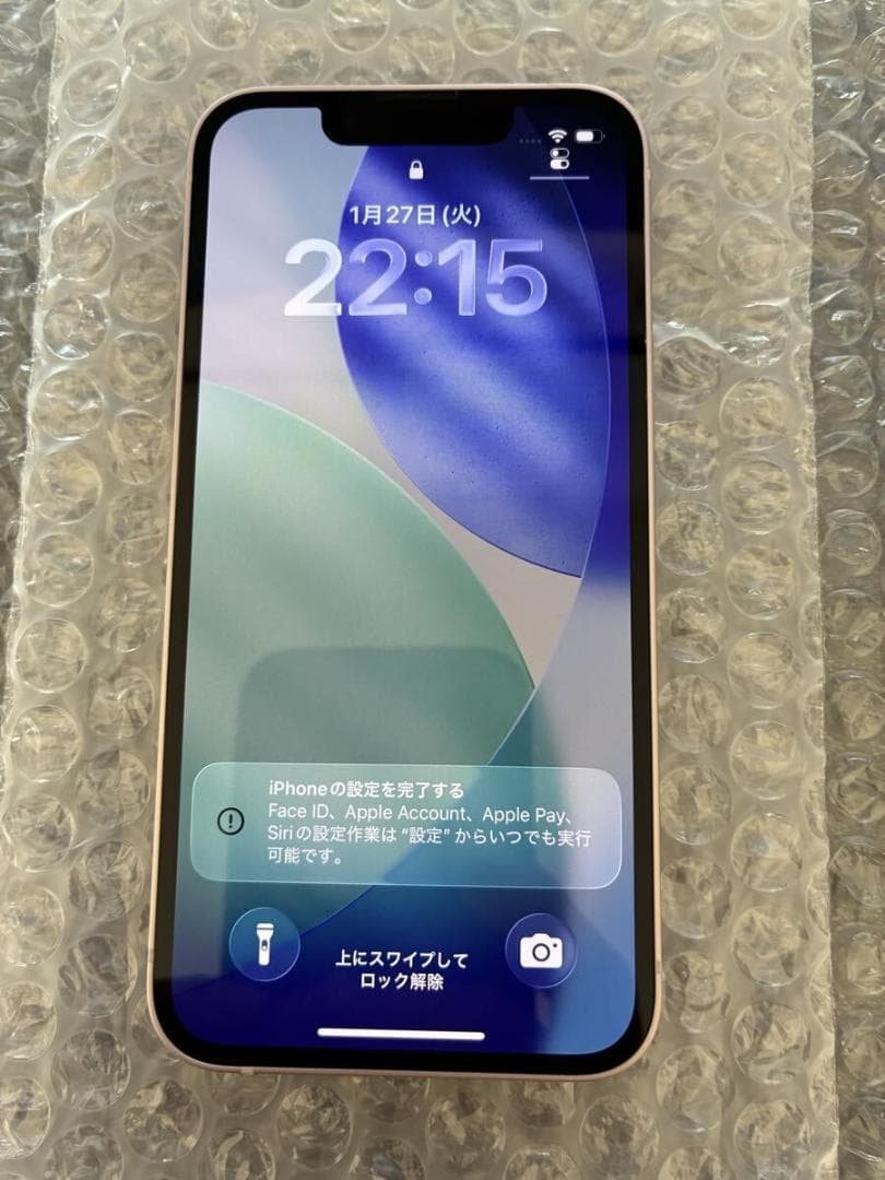 美品Apple iPhone13 mini 128GB ピンク MLJF3J/A
