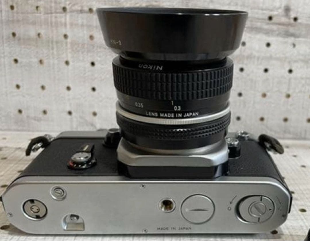 Nikon ニコンF2 DE-1レンズNikkor 28mm f3.5フード