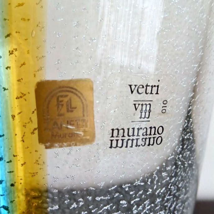 最終価格 ムラーノ ザネッティ MURANO Zanetti 花瓶/置物