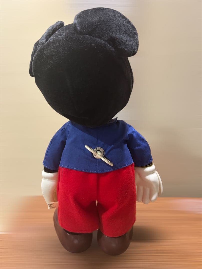 【デッドストック】昭和レトロSANKYO 首振りミッキーマウス オルゴール