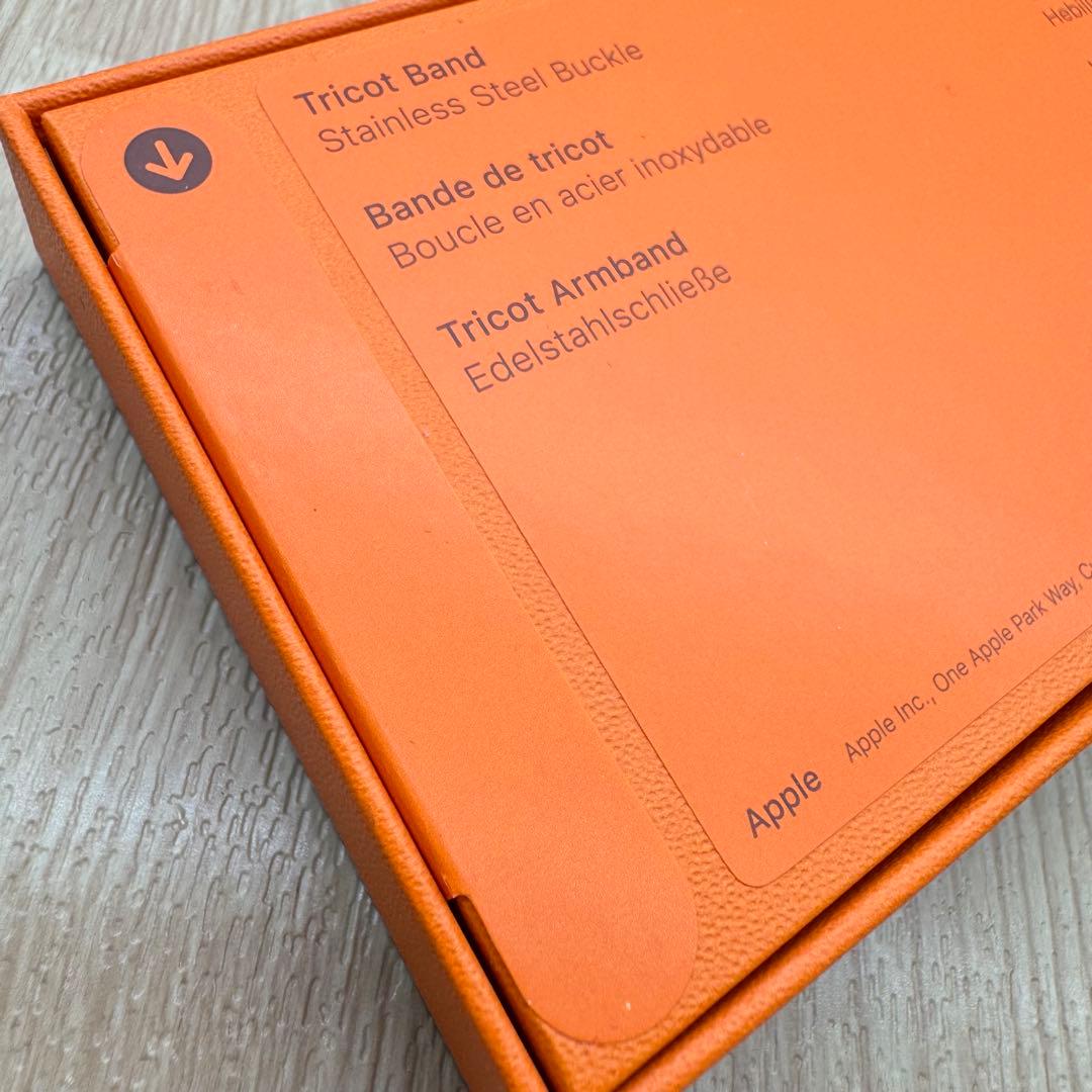 2403 Apple Watch エルメス　トリコ　ナイロン　オレンジ　スポーツ