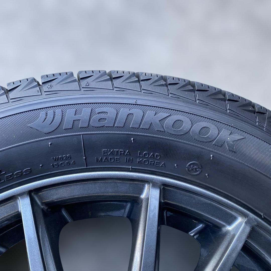 中古バリ溝ハンコックスタッドレスセット155/65R14 軽自動車各種‼️送料無料