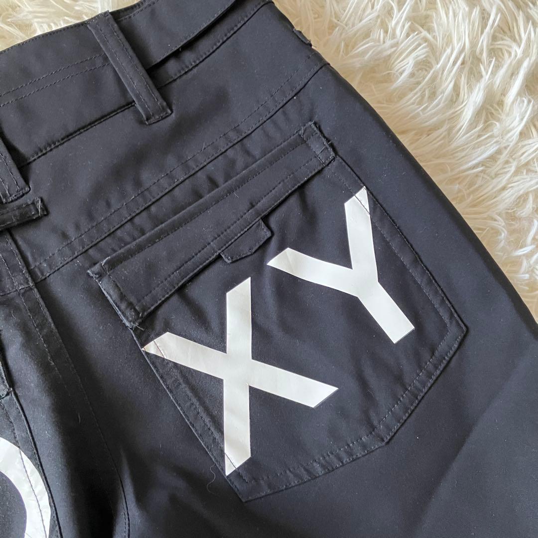 #10M✨ROXY✨スキーウェア パンツ レディースS ヒップロゴ ブラック