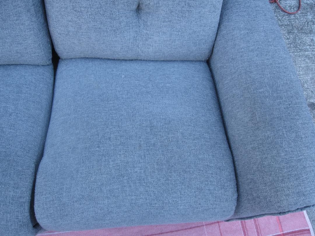 名古屋市等送料無料★ニトリ 2人掛け電動布張りリクライニングソファ Nピュール