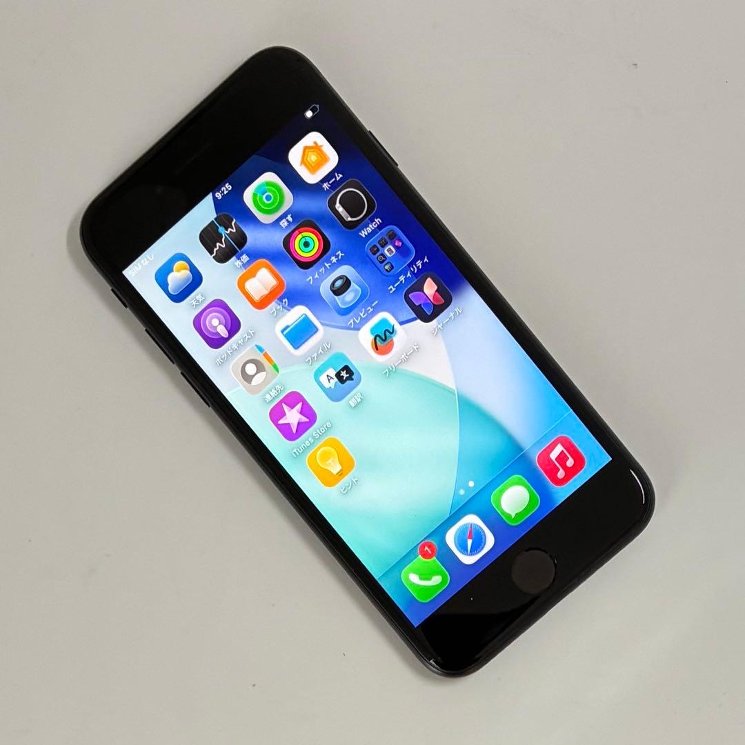 M44美品【電池新品100％表示】iPhone SE3 128GB ミッドナイト