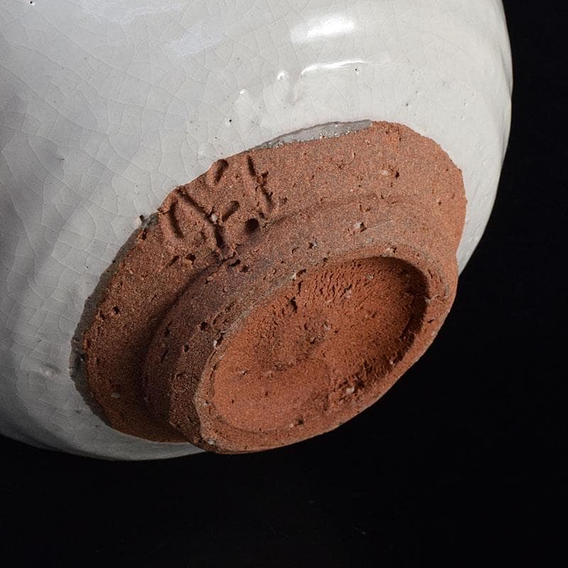 茶道具　魚水庵造　福島三春　玉うさぎ茶碗　共箱　C　8295