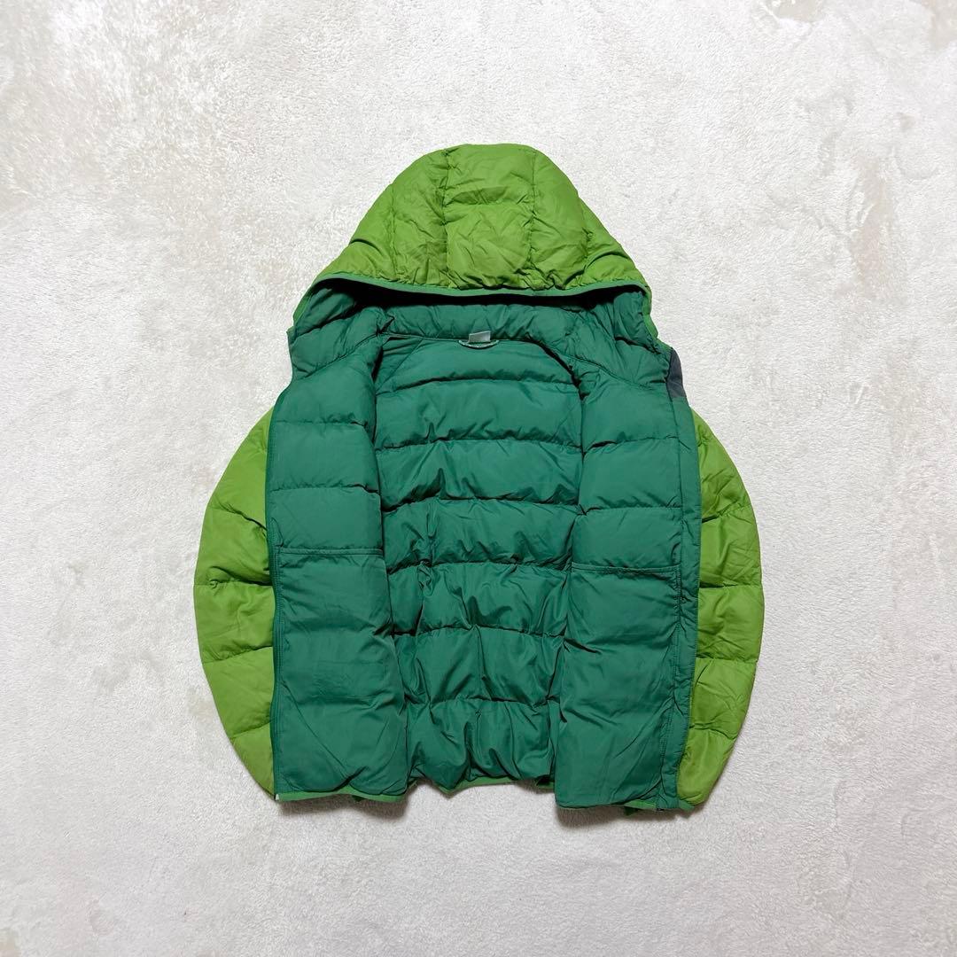 s*a様 y2k 短丈 モンベル down jacket parka グリーン
