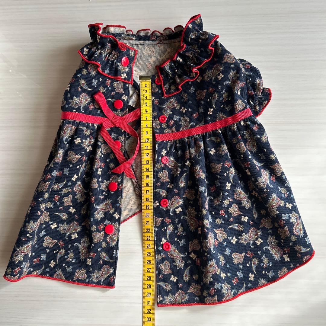 No.511•512 犬服ハンドメイド　バックオープンワンピース 2着