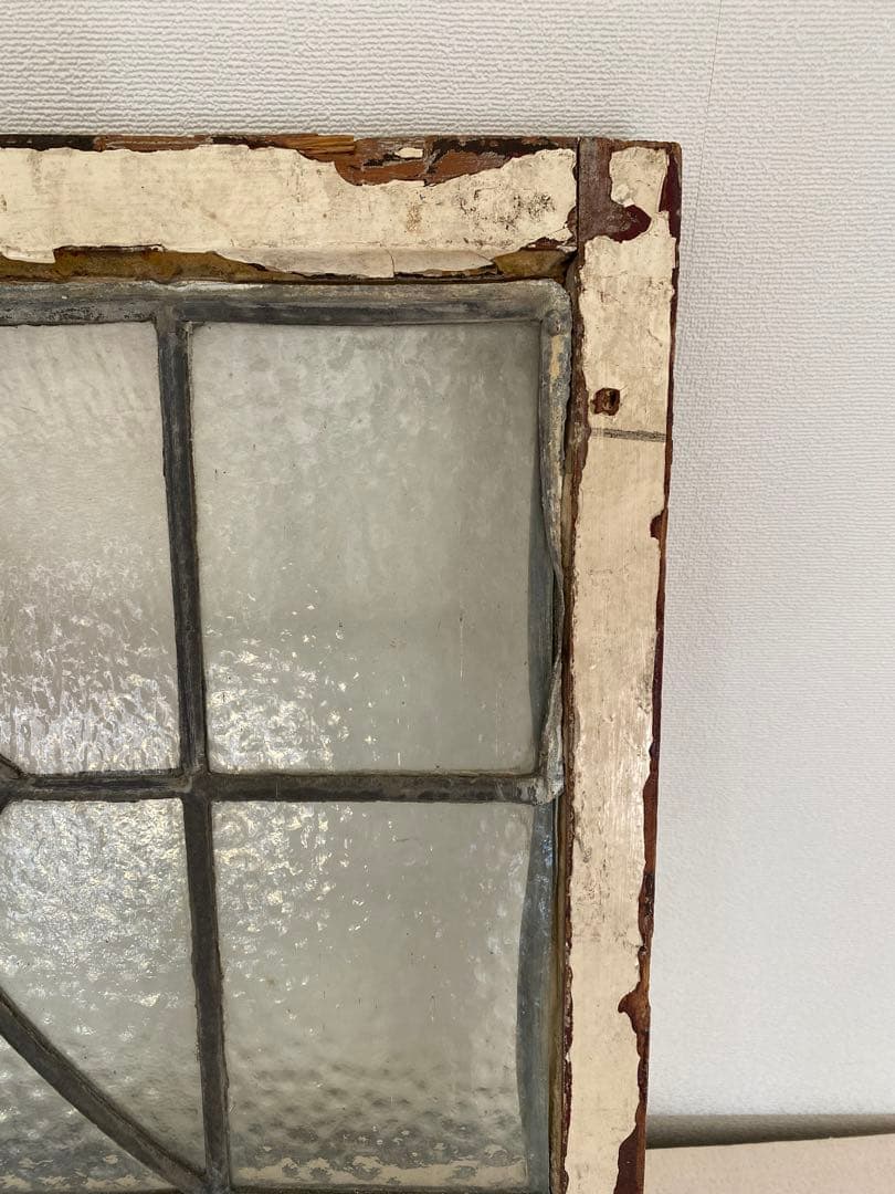 花モチーフ アンティーク　ステンドグラス