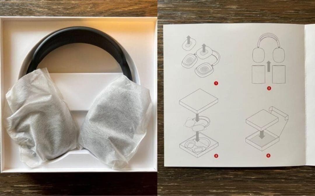 新品未開封 新品Apple交換品AirPods Maxスペースグレイ