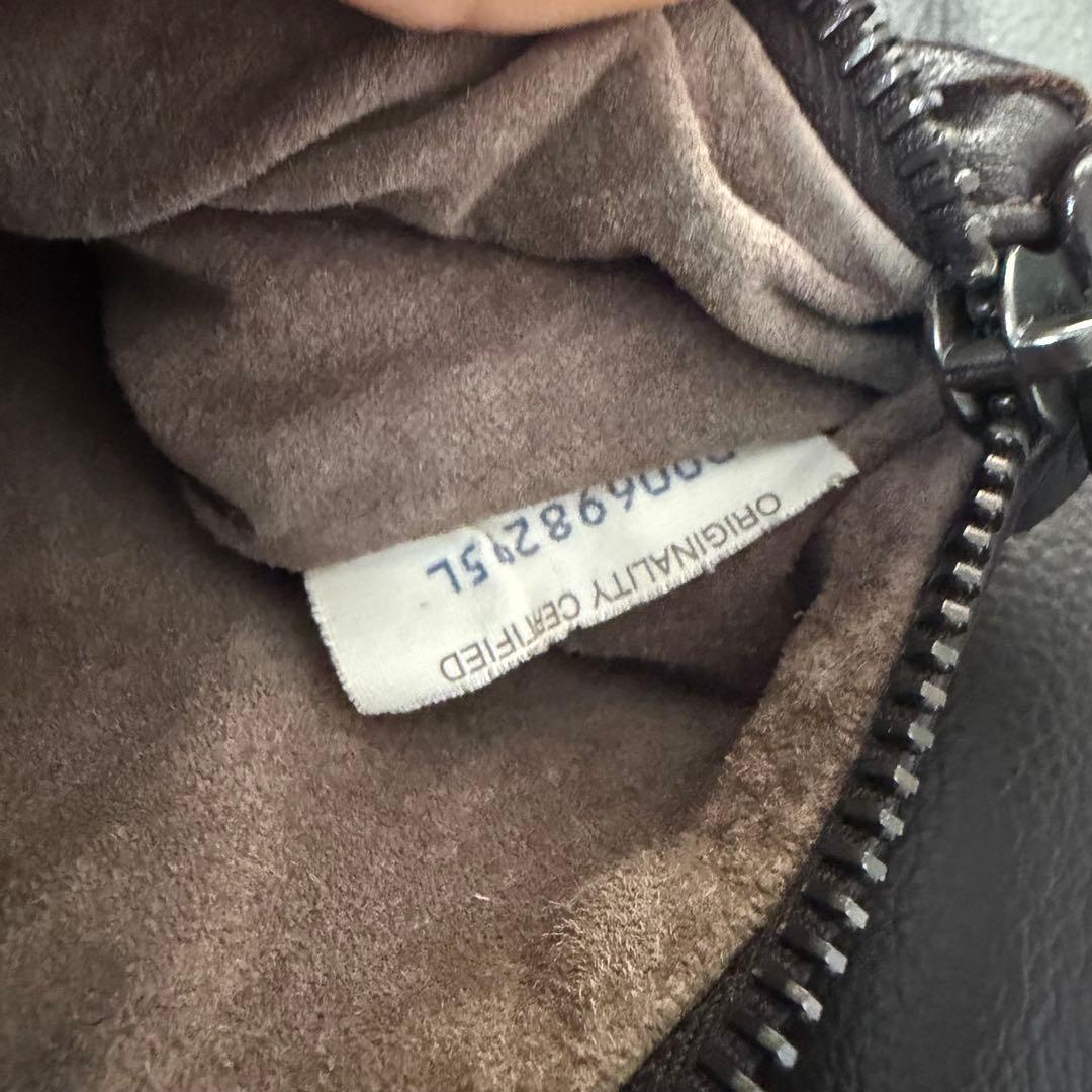 ✨美品✨ボッテガヴェネタ アクセサリーポーチ イントレチャート ブラウン レザー