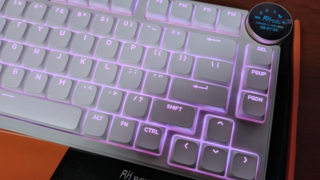 【動作確認美品、透過キーキャップMod】 Kludge RK N80