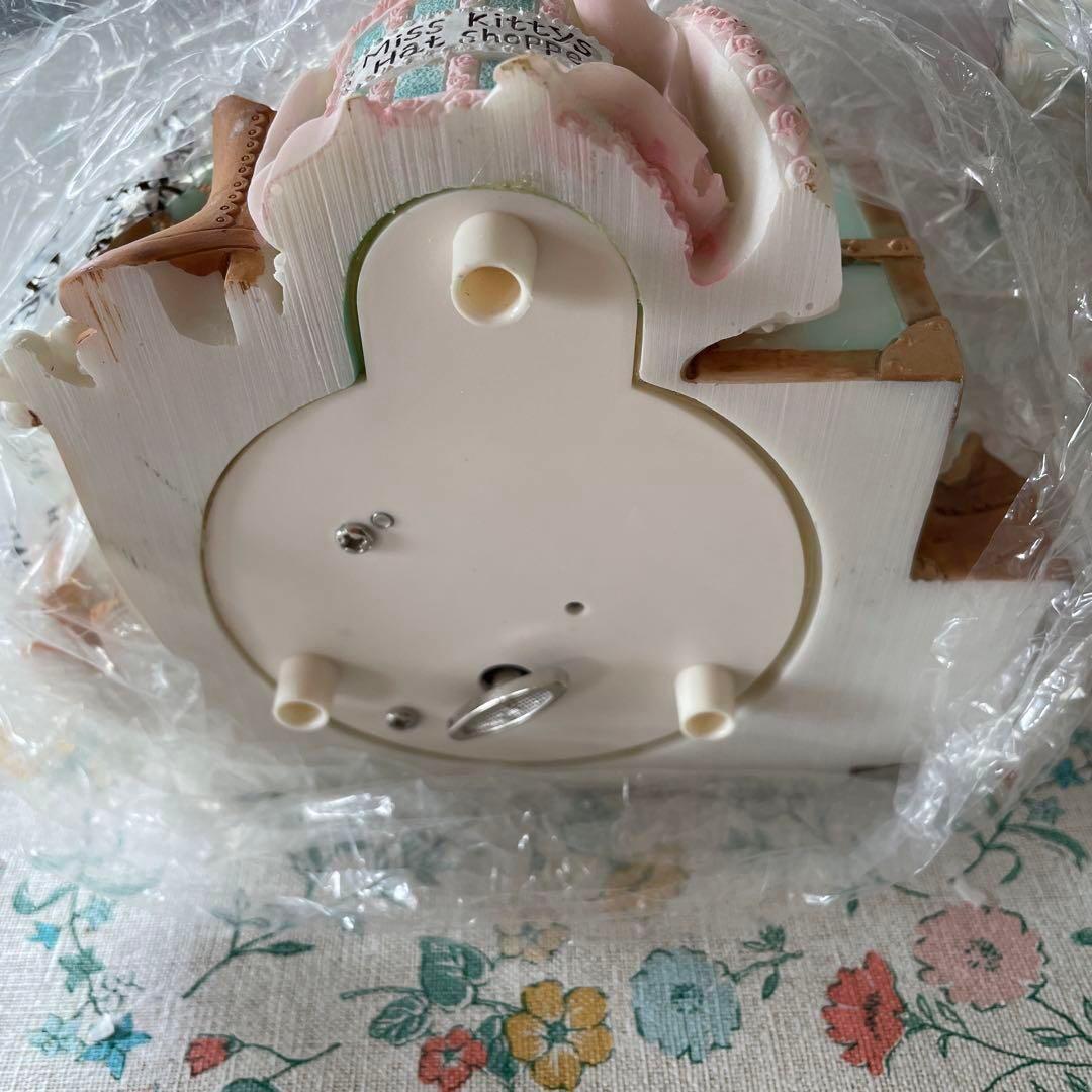 オルゴール 天空の城 樹脂製 猫 インテリア 回転するオルゴール