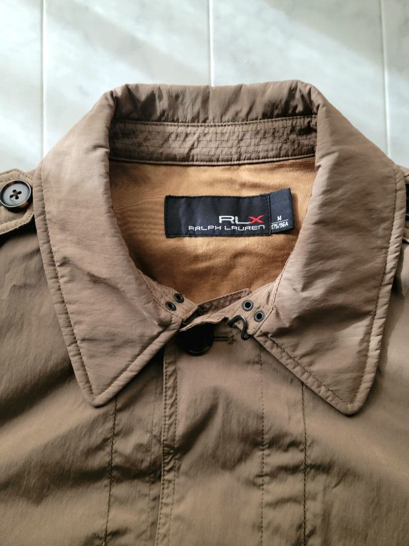 RLXRalphLorenラルフローレンメンズナイロンライトジャケットMベージュ