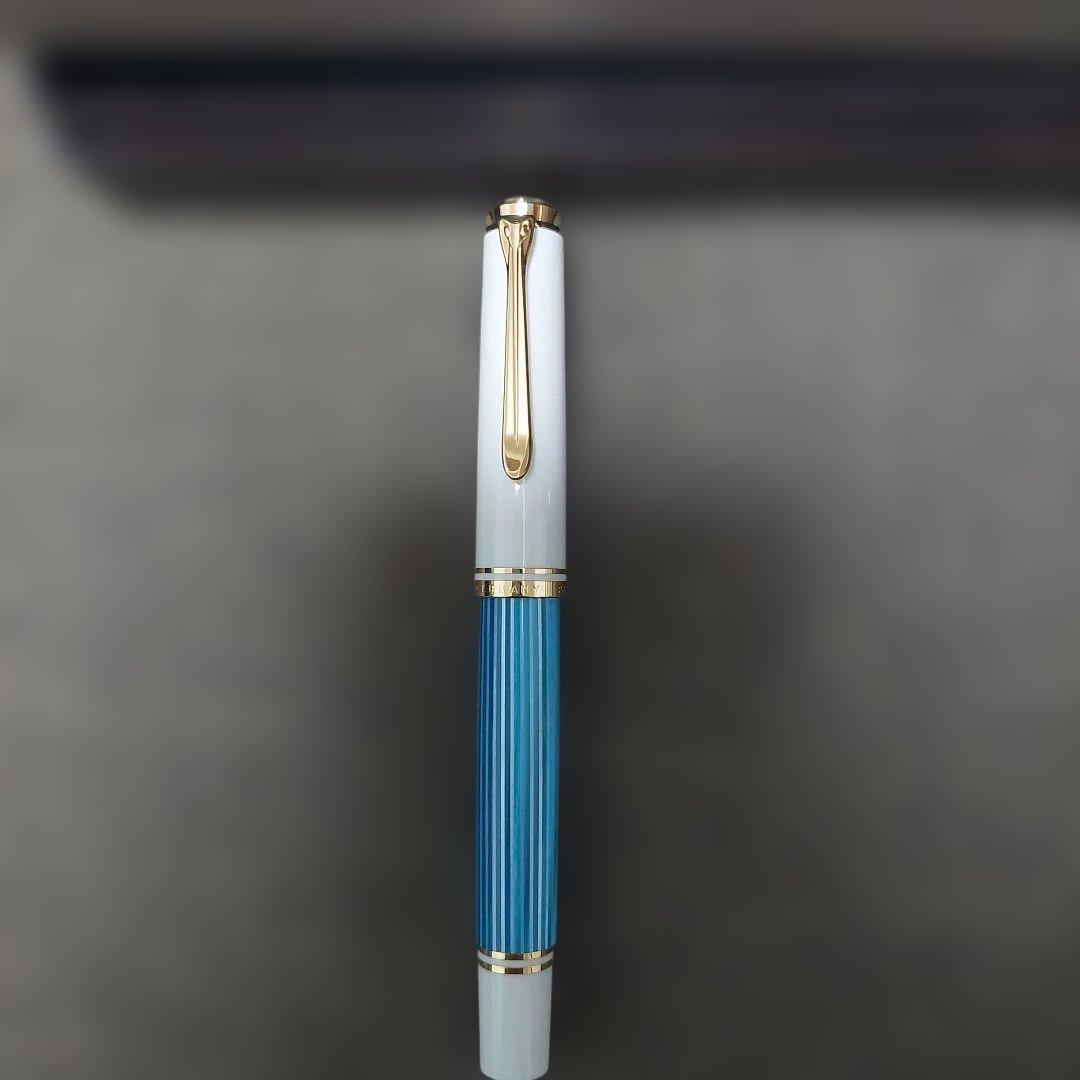 ペリカン　スーベレーンM600 ターコイズホワイト